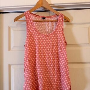 Ann Taylor Pink and White Floral Top